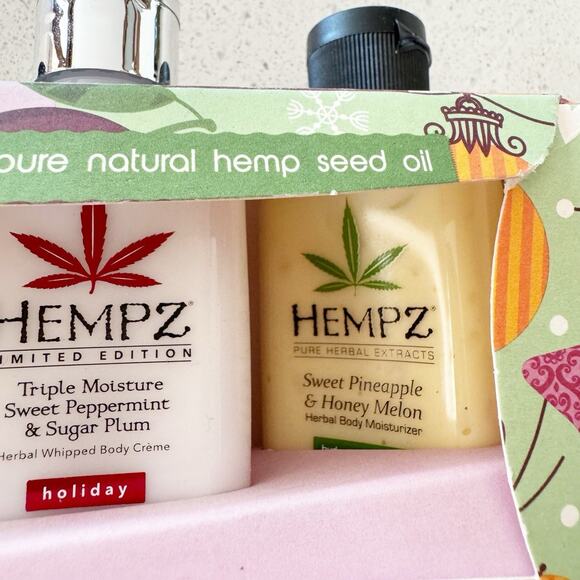 Hempz Sweet Something Gift Set Body Moisturizer Trio Small - Picture 4 of 7